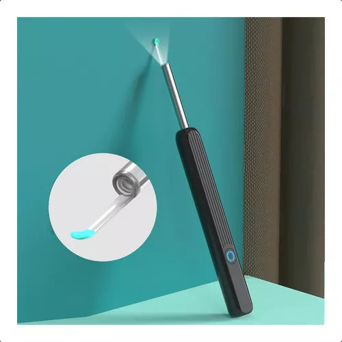 Limpiador de oidos con cámara